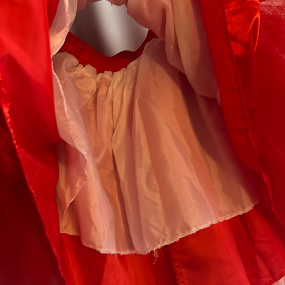 Tutu Bright Red Tulle Multi Layer With Lining And… - image 4